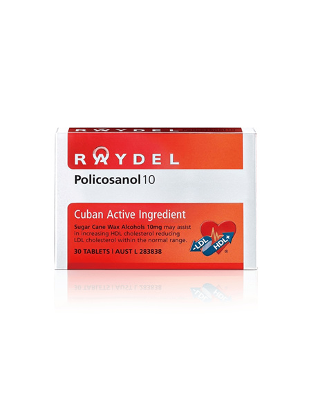 Raydel Policosanol 10 30 Tablets
