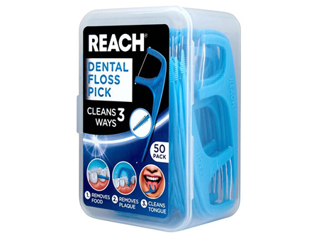REACH DENTAL FLOSS PCK 50PK C5