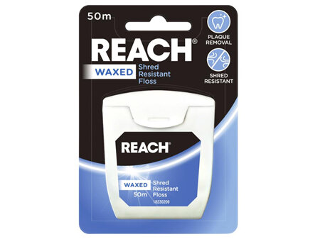REACH Waxed Shred Resistant Floss 50m