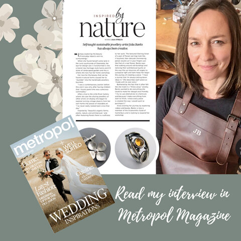 Read my interview in Metropol Magazine Julia Banks Jewellery