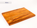 rectangle chopping board - medium - heart rimu - 350x250x20