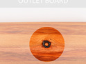 Rectangle Chopping Board Medium - OUTLET B GRADE