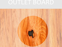 Rectangle Chopping Board Medium - OUTLET C GRADE