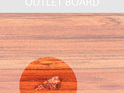 Rectangle Chopping Board Medium - OUTLET C GRADE