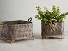 Rectangle Embossed Planter - Large