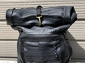 Recycled Inner Tube Rolltop Backpack,  47 litres:  Ref U50
