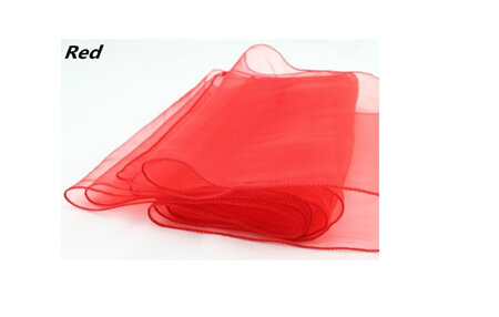 Red Organza Table Runner