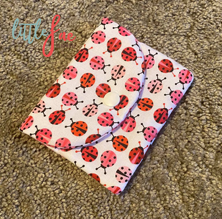 Red & Pink Ladybug Coin Purse
