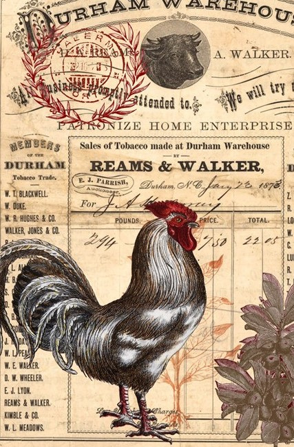 Red Rooster Royce Decoupage Paper