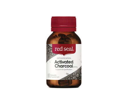 Red Seal Activated Charcoal 300mg 45 Capsules