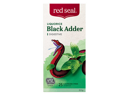 Red Seal Black Adder Liquorice Tea 25pk