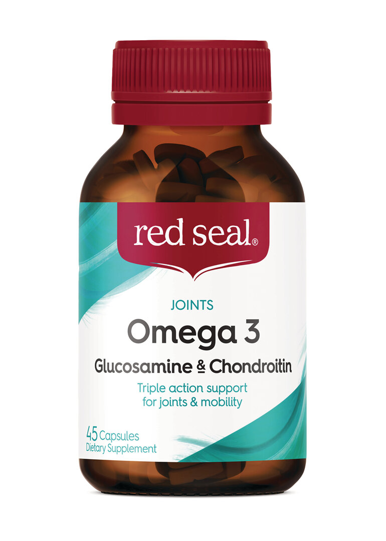 Red Seal Omega 3, Glucosamine & Chondroitin 45 Capsules