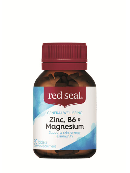 Red Seal Tabs Zinc, B6 & Magnesium 90's