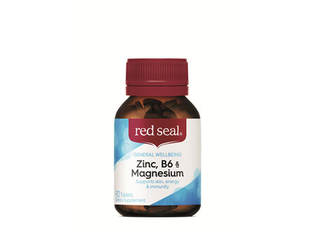 Red Seal Tabs Zinc, B6 & Magnesium 90's