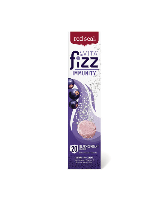Red Seal VitaFizz Immunity Blackcurrant 20 Effervescent Tablets