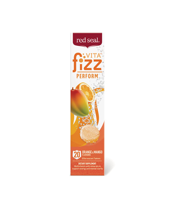 Red Seal VitaFizz Perform Orange Mango 20 Effervescent Tablets