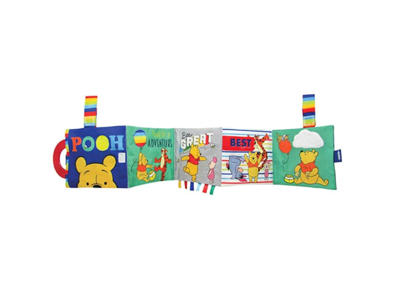 Red Shirt: Winnie the Pooh Accordion Soft Book disney baby sensory toy stroller