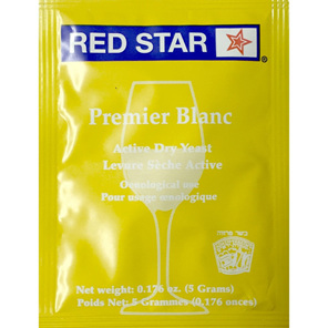 RED STAR Premier Blanc Home Winemaking Yeast 5g