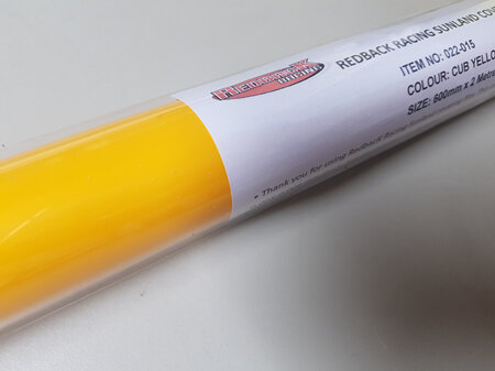 Redback  "Cub Yellow" 600mm x 2  Metre Roll