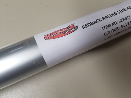 Redback "Silver" 600MM X 2 Metre Roll
