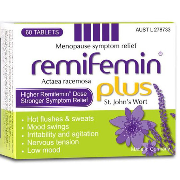 Remifemin Plus St Johns Wort Menopause Support 60 Tablets