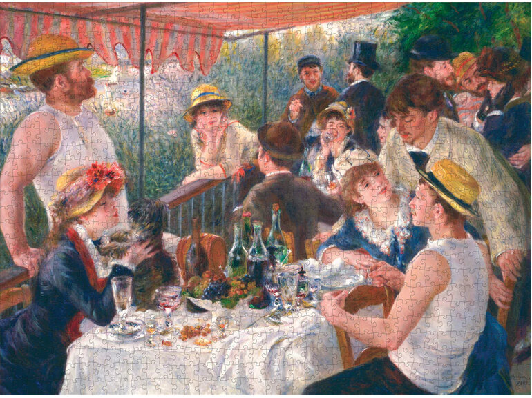Renoir Luncheon Of The Boating Party 1000 Piece Pomegranate Puzzle