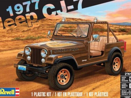 Revell 1/24 1977 Jeep CJ-7 2n1 (RMX14547)