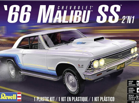 Revell 1/24 66 Chevrolet Malibu SS 2n1 (RMX4520)