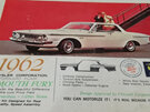 Revell 1/25 1962 Plymouth Fury - Rare Vintage Kit