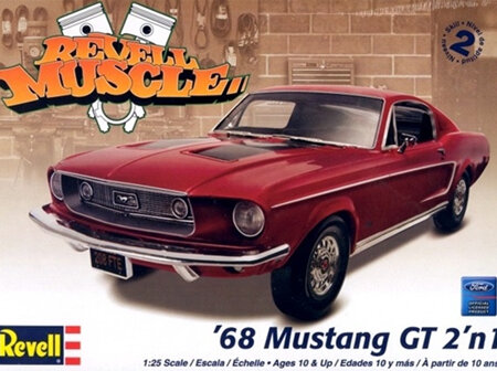 Revell 1/25 1968 Ford Mustang GT (2 'n 1) (RMX4215)