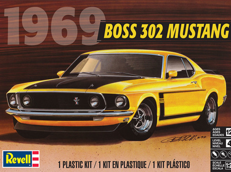 Revell 1/25 1969 Boss 302 Mustang (RMX4313)