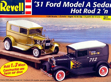 Revell 1/25 31 Ford Model A Sedan Hot Rod 2n1 (RMX2169)