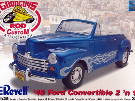 Revell 1/25 48 Ford Convertible 2n1 (RMX2047)