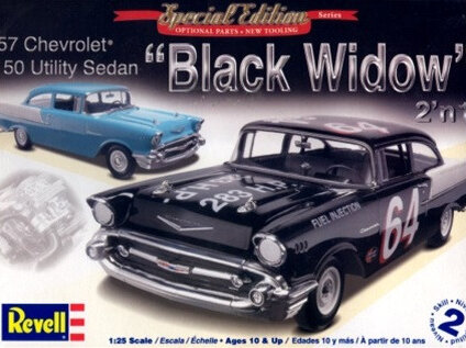 Revell 1/25 57 Chevrolet "Black Widow" 2n1 (RMX4240)