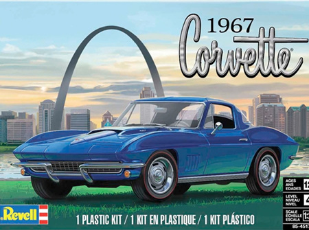 Revell 1/25 67 Corvette Coupe (RMX4517)