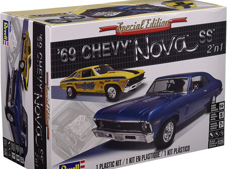 Revell 1/25 69 Chevy Nova SS 2n1 (RMX2098)