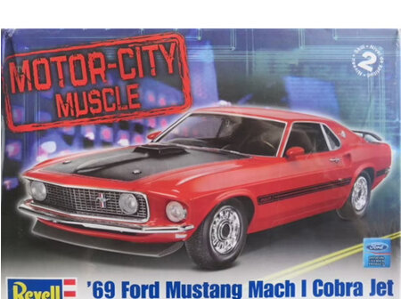 Revell 1/25 69 Mustang Mach 1 Cobra Jet (RMX4290)