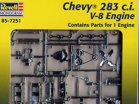 Revell 1/25 Chevy 283ci V8 Engine (RMX7251)