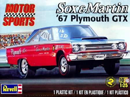Revell 1/25 Sox & Martin '67 Plymouth GTX