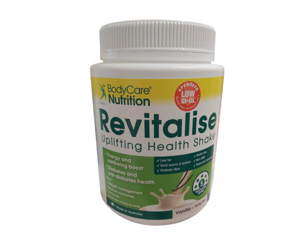 Revitalise Health Shake Vanilla 560g by BodyCare Nutrition