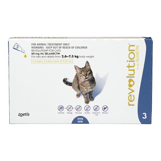 Revolution Cat 2.6kg - 7.5kg - 3 pack