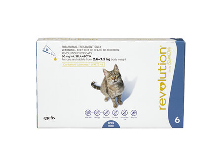 Revolution Cat  2.6kg - 7.5kg - 6 pack