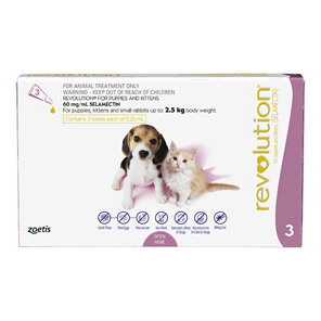 Revolution Kitten/Puppy  - less than 2.5kg - 3 pack