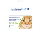 Revolution Plus for Cats 5.0 to 10kg treats fleas, worms & mites 1pk