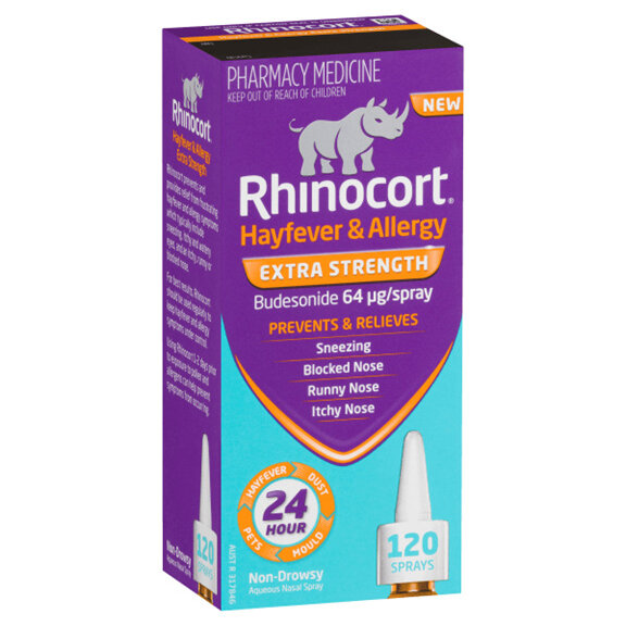 Rhinocort Hayfever Nasal Spray Extra Strength 120 Doses