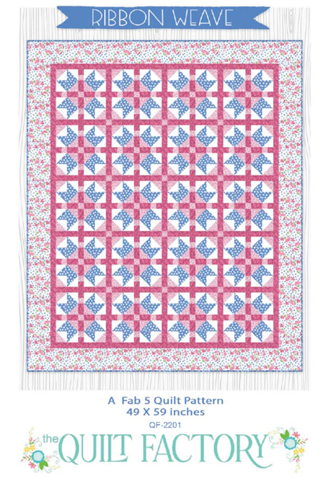 Ribbon Weave Quilt Pattern by Deb Grogan of The Quilt Factory