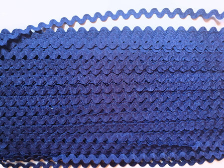 Ric Rac 10mm Rayon -  Royal