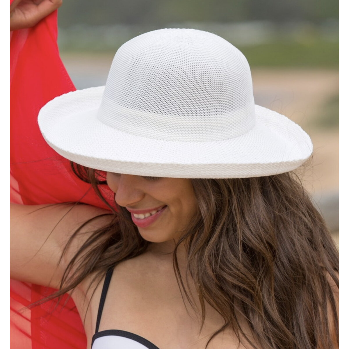 Rigon Headwear Breton Hat White 58cm R035L