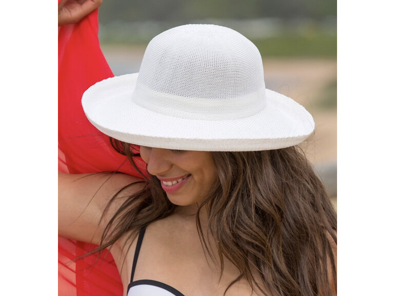 Rigon Headwear Breton Hat White 58cm R035L