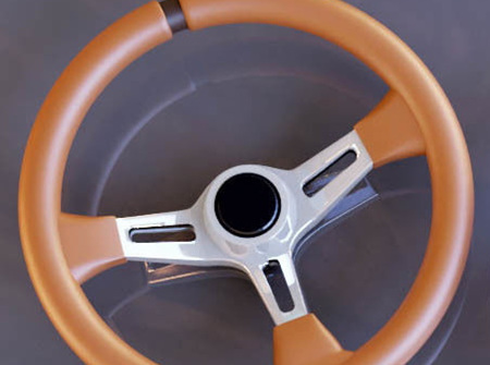 RMK 3D Printed Resin 1/24-1/25 Classic Steering Wheel